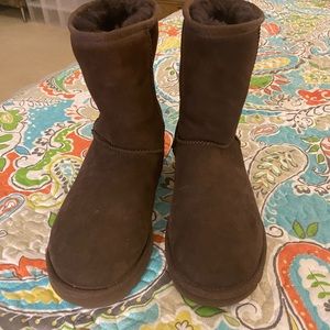 Dark Brown Ugg Boots Like New